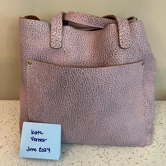 Portland Leather Goods Bundle: Lilac Medium Cross Body and Rancher Wallet - Picture 2 of 7